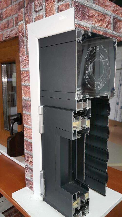 JVS Sipca Acoperire Comuna Fereastra Aluminiu si Rulou